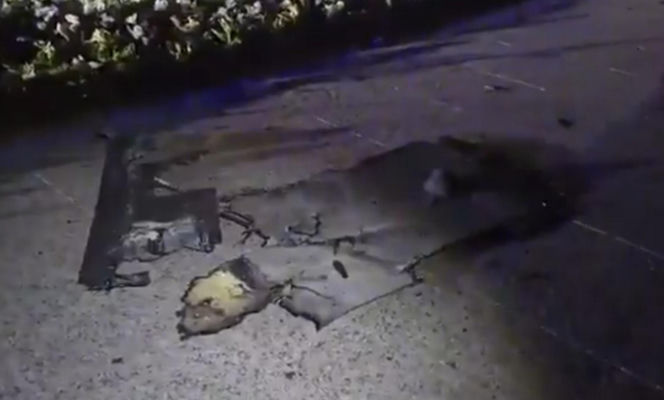 Dron wbił się w blok w Rumunii! Wielki pożar, są ranni