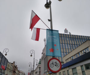 Ulice Kielc w dniu Święta Niepodległości 2020