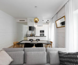 Nowoczesna aranżacja wnętrza: apartament w starych murach