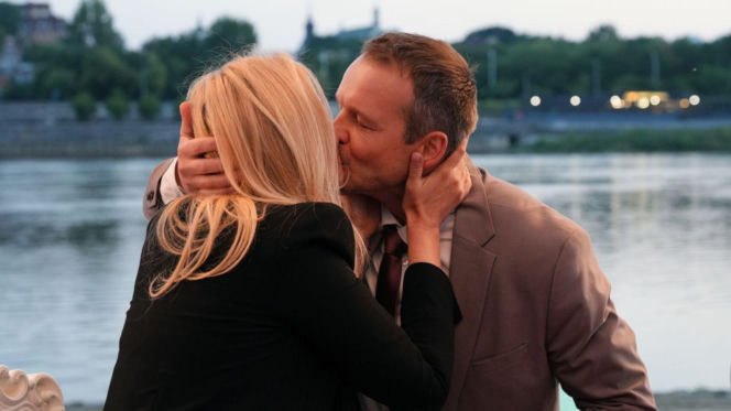 Barwy szczęścia odc. 3266. Karolina (Marta Dąbrowska), Bruno (Lesław Żurek)