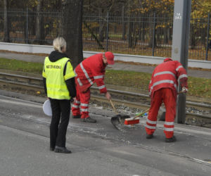 Wypadek tramwajowy przy ul.Elekcyjnej w Warszawie