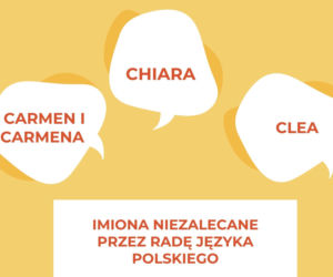 IMIONA NIEZALECANE przez Radę Języka Polskiego