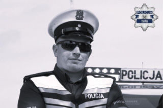 Młody policjant zginął w drodze na służbę. Osierocił roczną córeczkę
