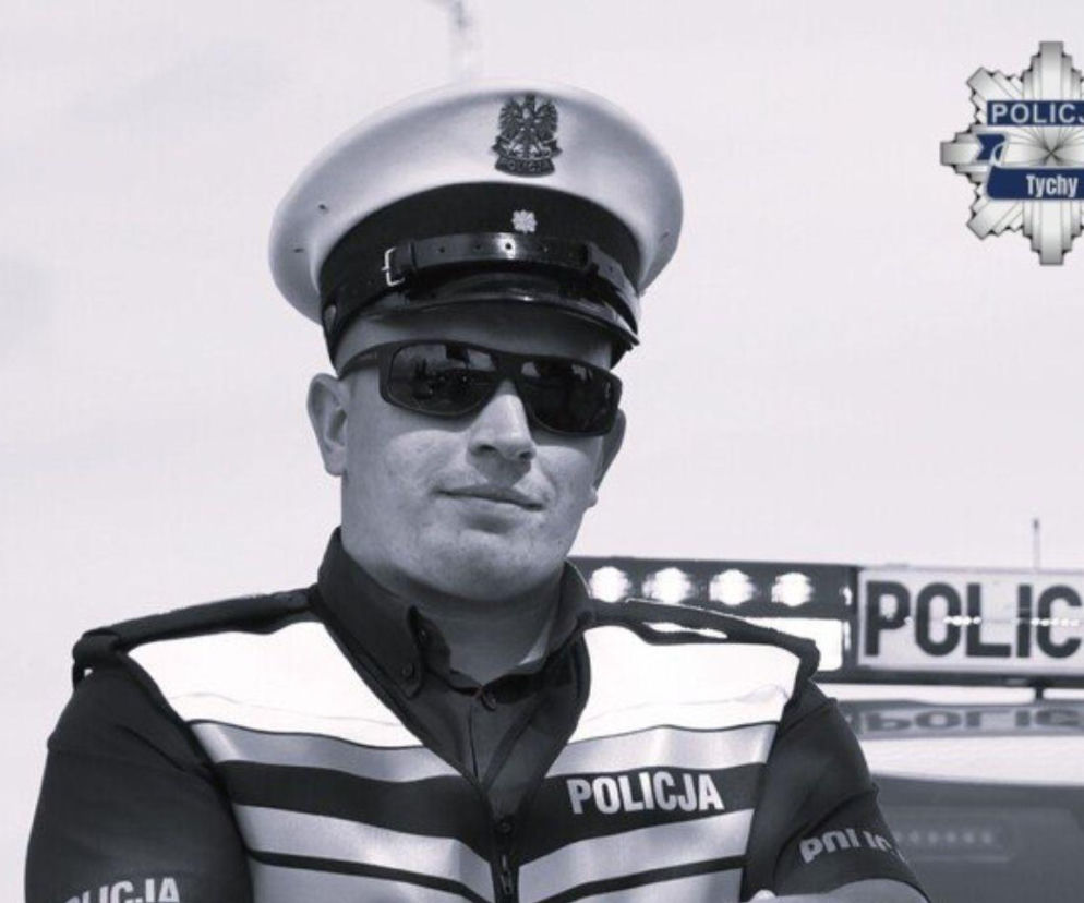 Młodszy funkcjonariusz zginął tragicznie w wypadku. Osierocił małą córeczkę