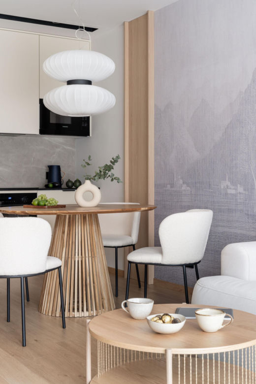 Apartament w stylu japandi