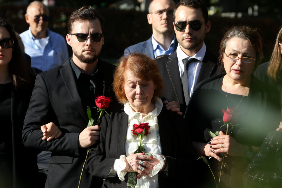 Pogrzen Janusza Kondratiuka-cmentarz