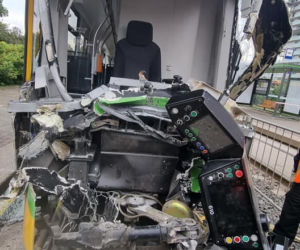Zderzenie dwóch tramwajów w Poznaniu