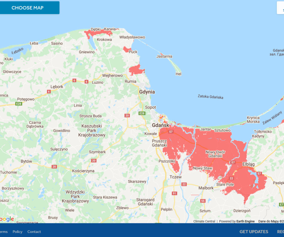 Wielka woda zaleje Gdańsk? ZOBACZ MAPY
