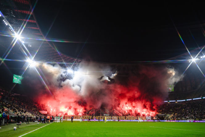 Lechia Gdańsk - Górnik Zabrze, zdjęcia kibiców i zawodników z meczu 18, kolejki PKO BP Ekstraklasy