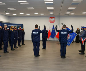 Podlaskie. Uroczyste ślubowanie 21 nowych policjantów