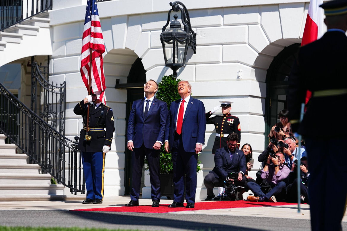 Tak Trump witał prezydentów