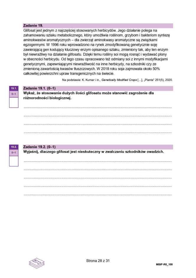 Próbna matura 2026 biologia. WSZYSTKIE arkusze CKE i odpowiedzi 14.01.