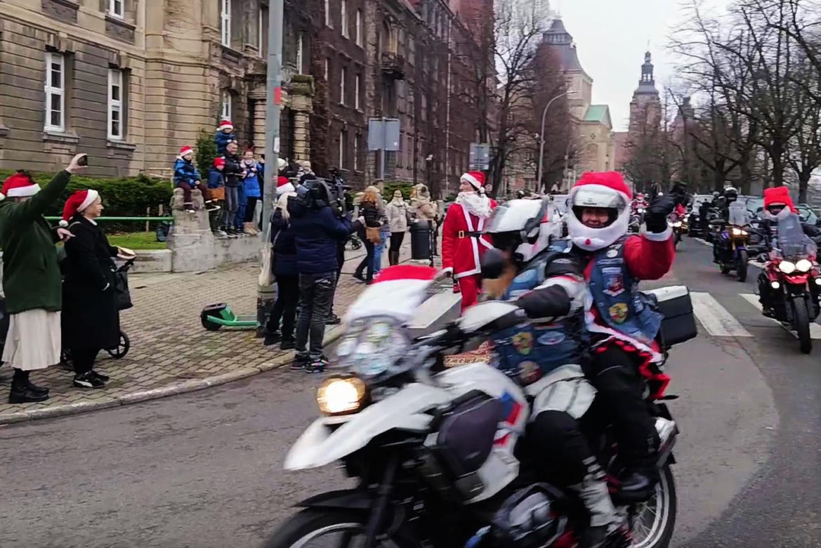 Motomikołaje w Szczecinie
