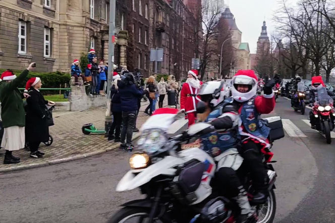 Motomikołaje w Szczecinie