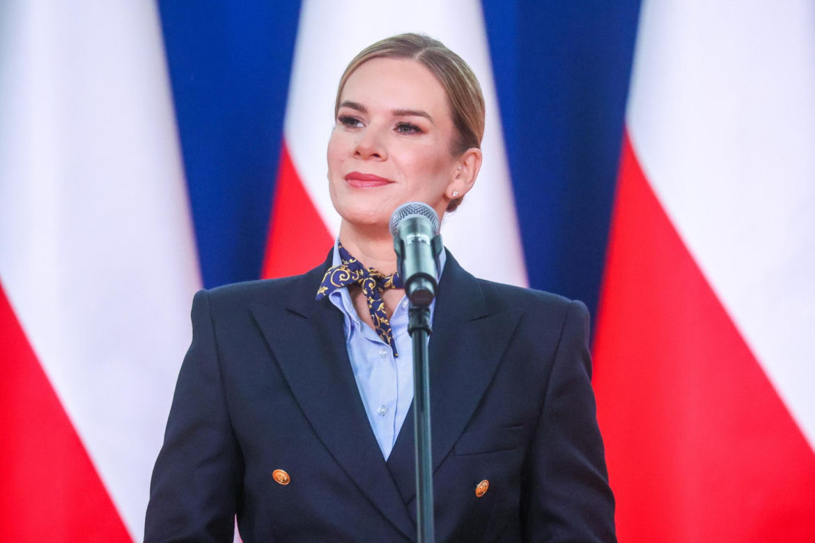 Marta Nawrocka na rozpoczęciu roku szkolnego