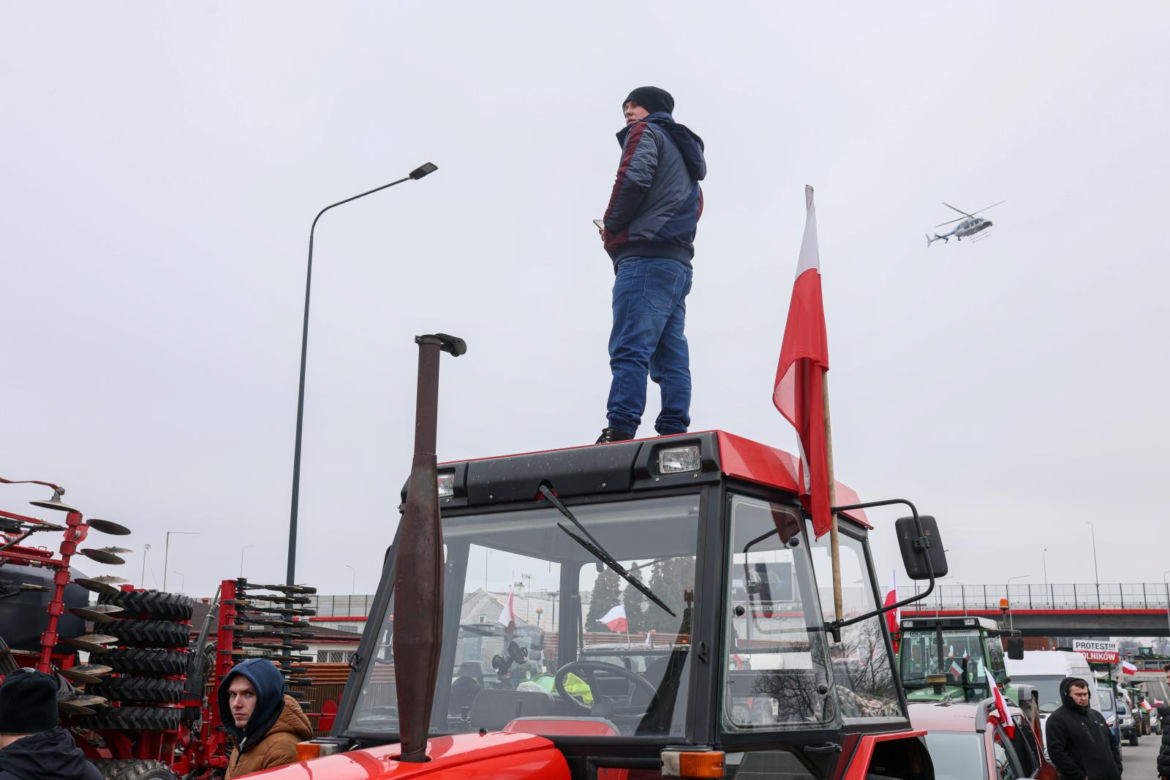 Protesty rolników na Mazowszu