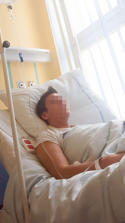 Odpadł z wyścigu po balkonach