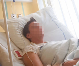 Odpadł z wyścigu po balkonach