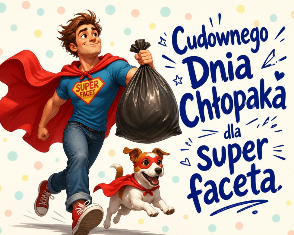Śmieszna kartka na Dzień Chłopaka