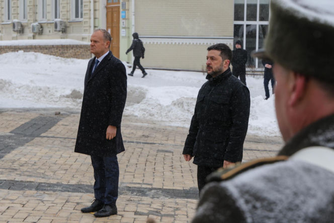 Premier Donald Tusk rozpoczął wizytę w Kijowie. Spotkał się z prezydentem Wołodymyrem Zełenskim