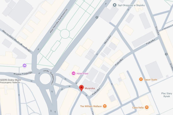 Mapa Słupsk ul. Murarska