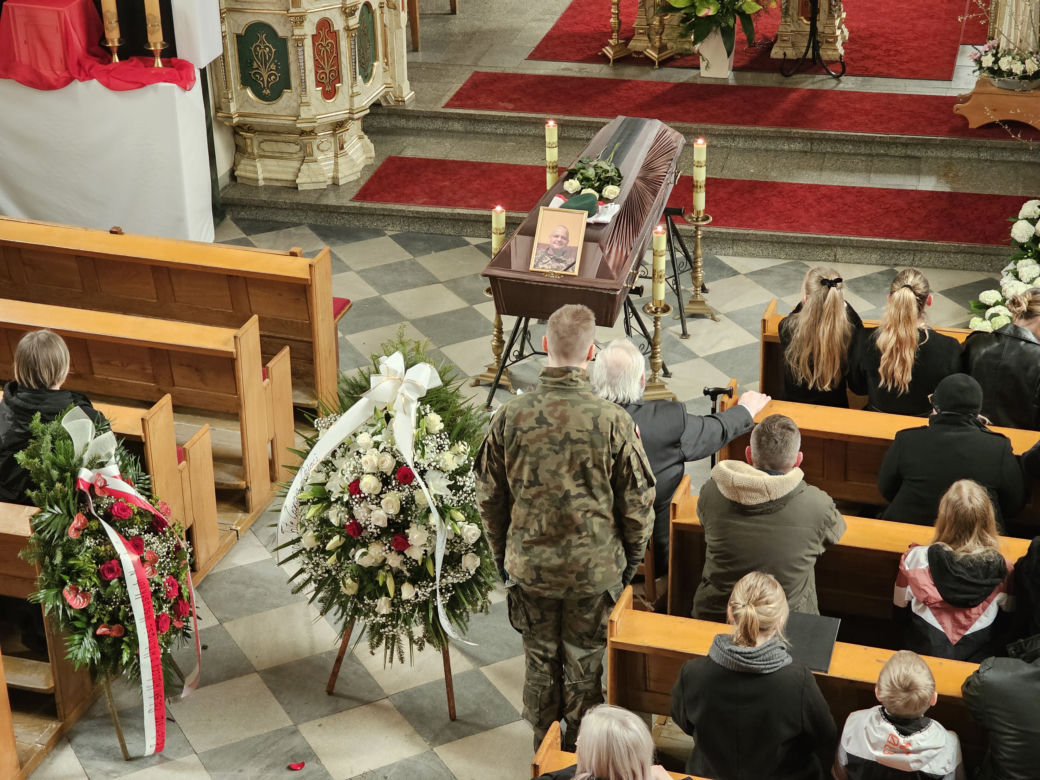 pogrzeb żołnierza, który zginął w Ukrainie