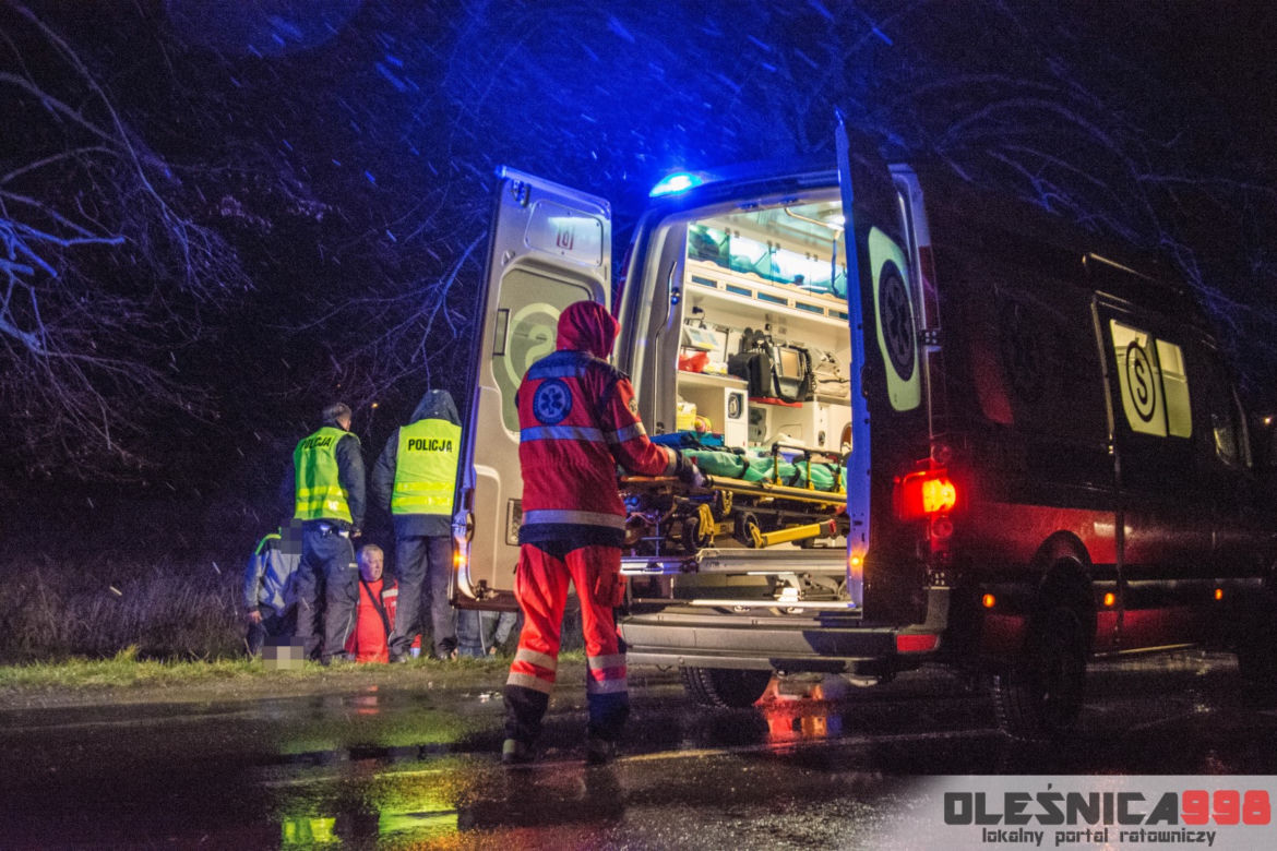 Samochód potrącił rowerzystę w Oleśnicy