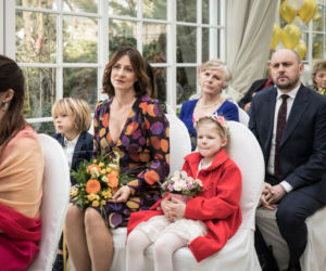 Diagnoza 4 sezon odc. 12. Artman (Adam Woronowicz), Anna (Maja Ostaszewska), Zosia (Helenka Zawistowska), Marcel (Iwo Rajski)