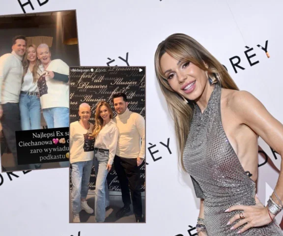 Zaskakujące święta Dody. Z byłym narzeczonym i byłą dziewczyną