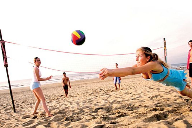 Siatkówka na plaży