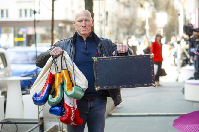 Krzyszof "Diablo" Włodarczyk z żoną