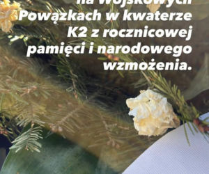 Gorzkie słowa Joanny Racewicz. Pokazała wieńce od Nawrockiego i Tuska na śmietniku