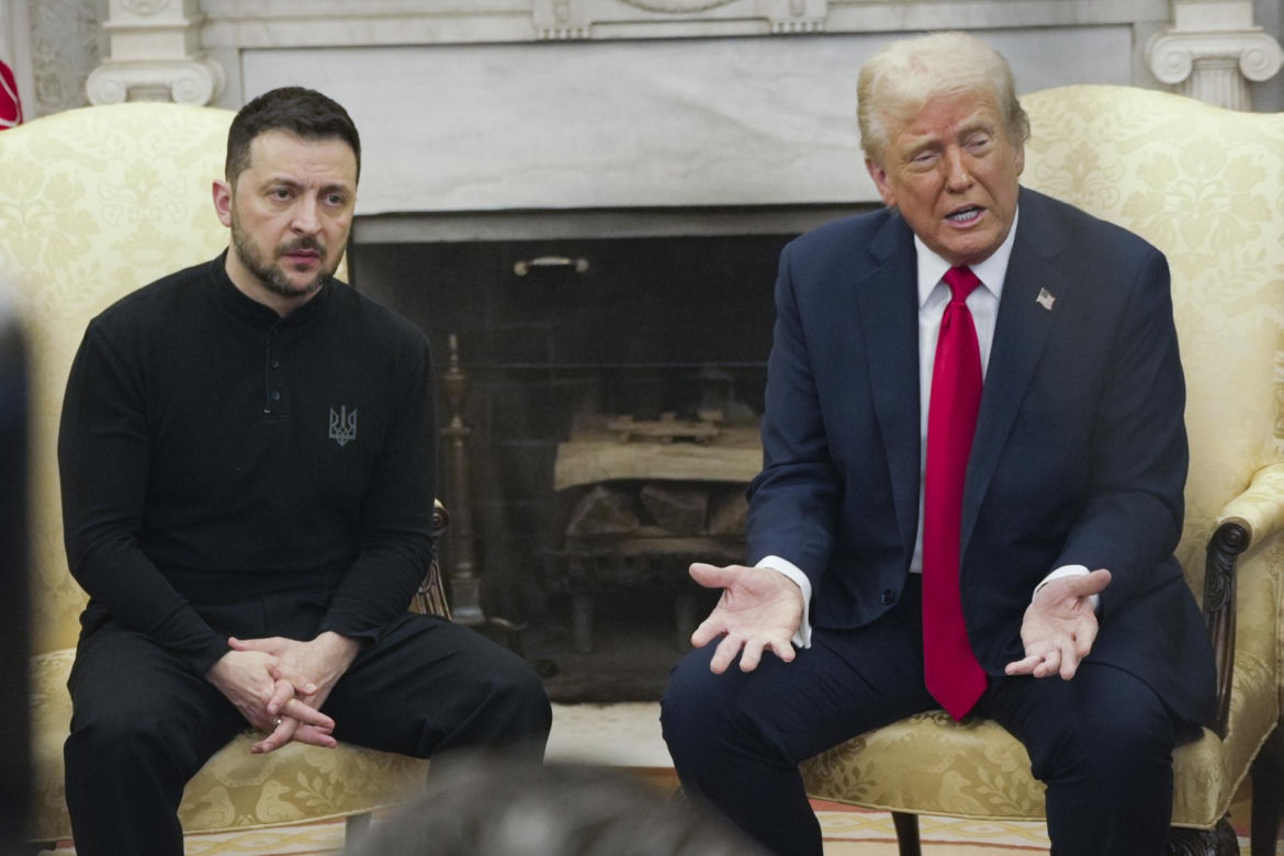 Wołodymyr Zełenski i Donald Trump. Spotkanie w Waszyngtonie 