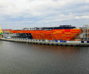 Budowa Morskiego Centrum Nauki w Szczecinie - kwiecień 2021
