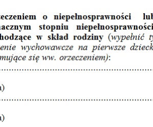 Wzór wniosku Rodzina 500+ /8
