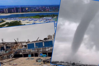 Tornado uderzyło w Nowy Jork!  Chwile grozy w popularnym klubie na Long Island