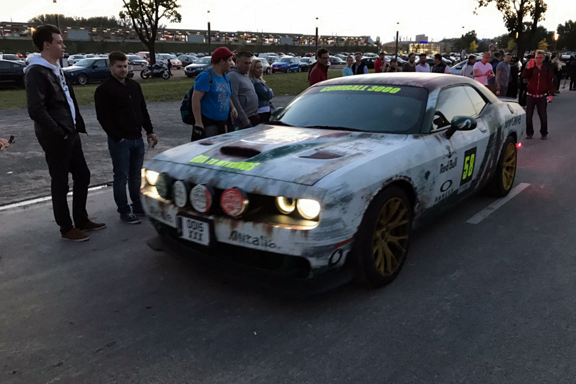 Gumball 3000 2017 w Polsce, Warszawa Stadion Narodowy