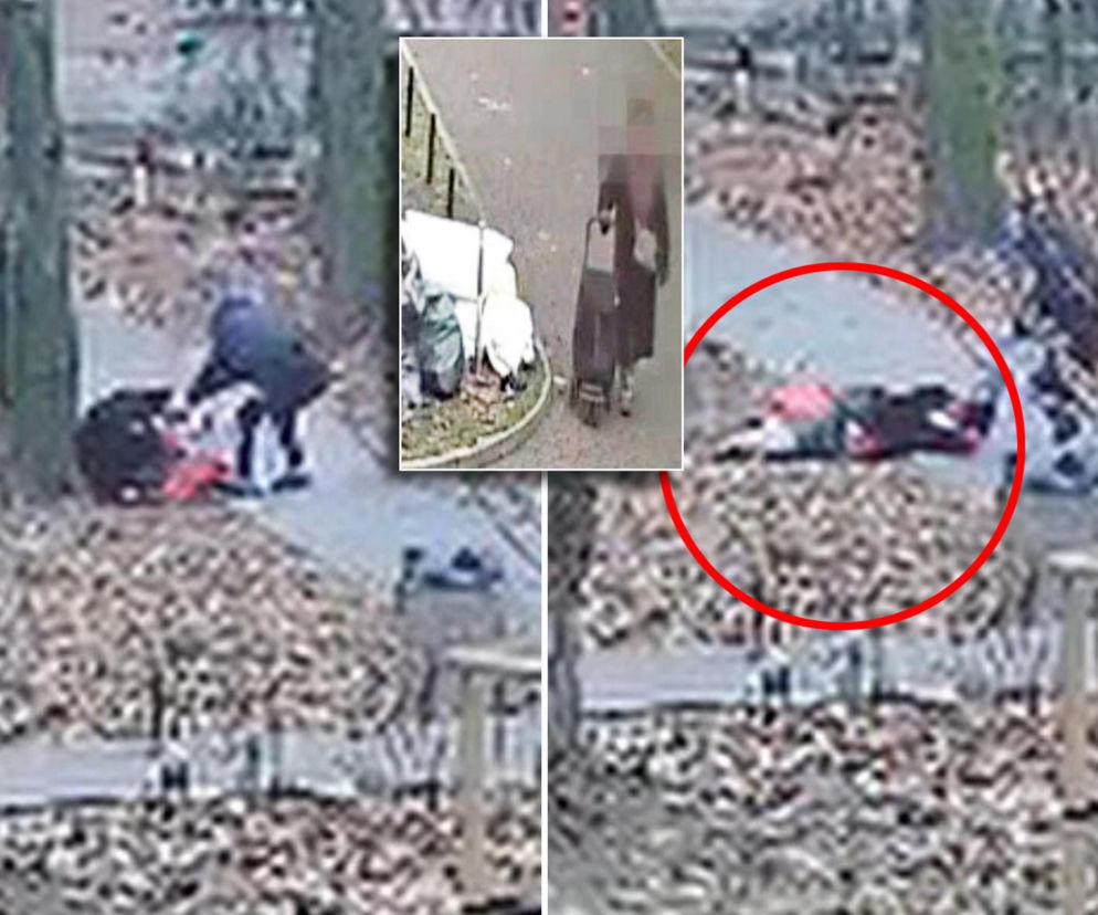 Seria napadów w Warszawie. Jedna z emerytek broniła się, aż upadła. Przerażające nagranie