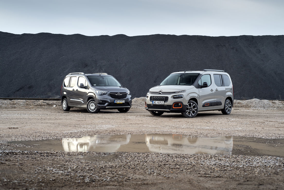 Citroen Berlingo Shine 1.5 BlueHDI 130 KM 6MT vs. Opel Combo Life Elite 1.5D 130 KM 6MT