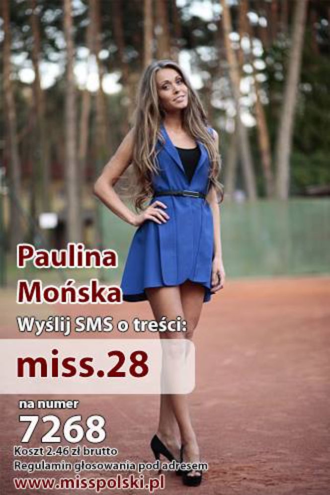 Wybory miss polski 2014 Paulina Mońska