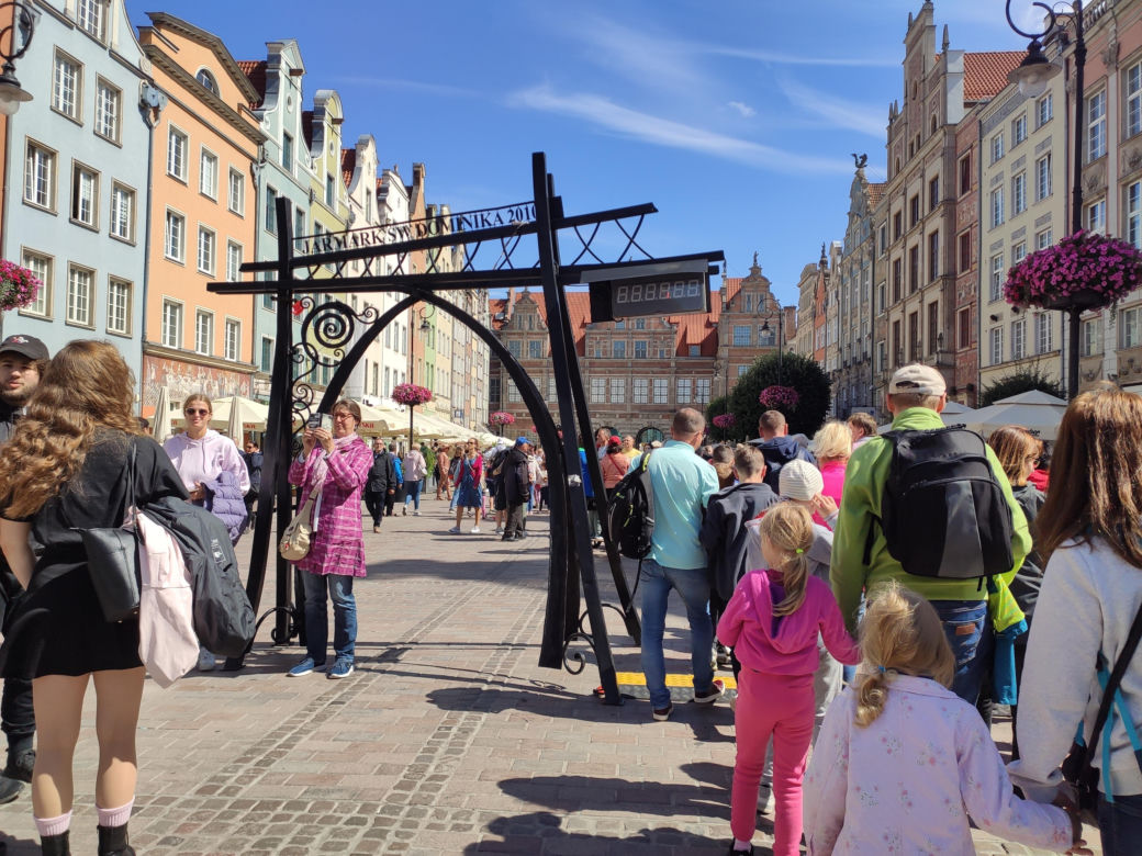 Stoiska na Jarmarku Świętego Dominika w Gdańsku