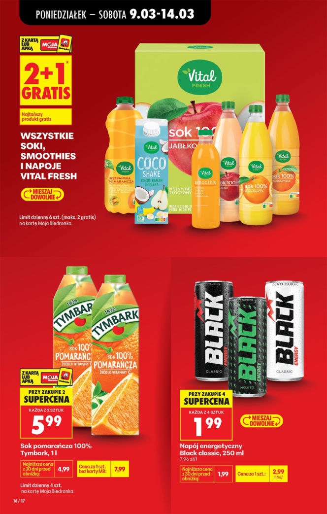 Biedronka - gazetka promocyjna 9.03.2026