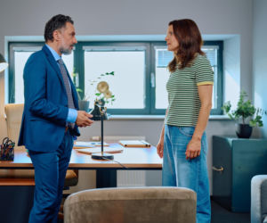 Na Wspólnej odc. 4303: Baliszewski (Piotr Jankowski), Marta (Joanna Jabłczyńska)