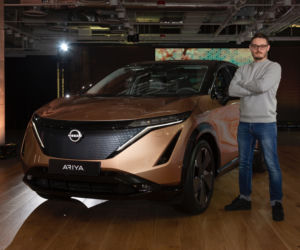 Rafał Mądry i Nissan Ariya
