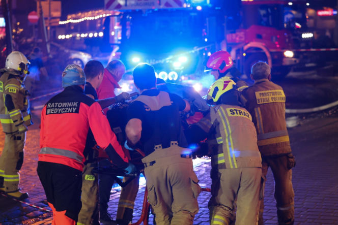 Pożar lokalu na Krupówkach