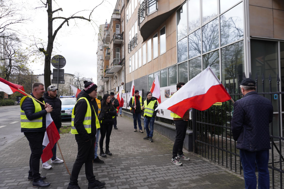 Protest rolników w Poznaniu 04.04.2024