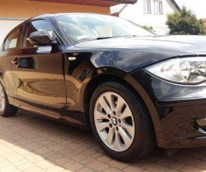 Pożar BMW 118d E81. Auto spłonęło na Podkarpaciu