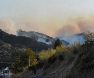 Pożary w Japonii w Prefekturze Iwate