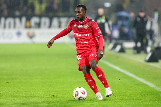 GKS Katowice - Widzew Łódź, zdjęcia kibiców z meczu 20. kolejki PKO BP Ekstraklasy