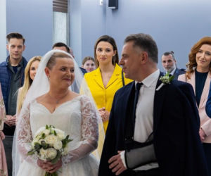 Pierwsza miłość, odcinek 4262: Hubert (Rafał Szałajko), Paulina (Jowita Budnik)